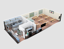 餐饮厨具公司告诉你快餐店成人羞羞漫画功能区如何设计